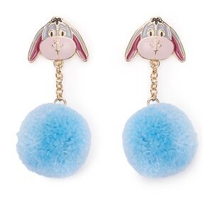 Disney Eeyore Pom Pom Earrings - NWT